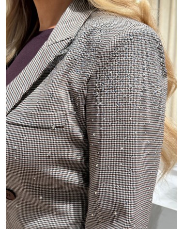 Blazer Silvi Ruit Stras