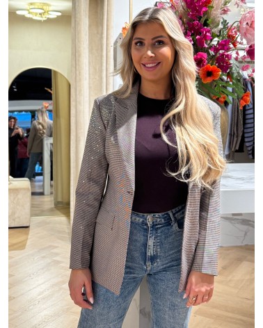 Blazer Silvi Ruit Stras