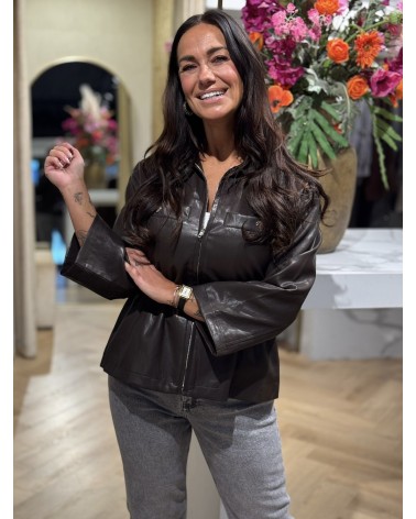 Jack Vivian Leatherlook Bruin