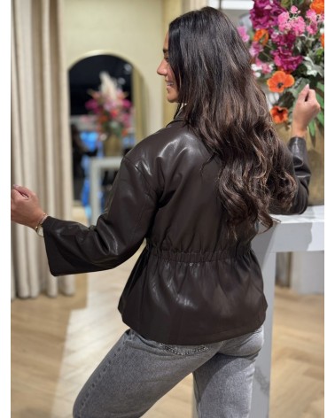 Jack Vivian Leatherlook Bruin