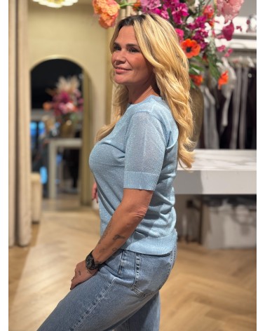 Top Clara Licht Blauw