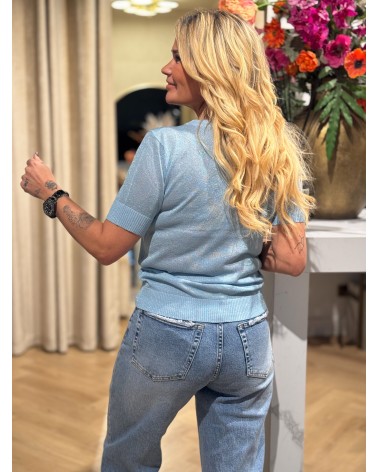 Top Clara Licht Blauw