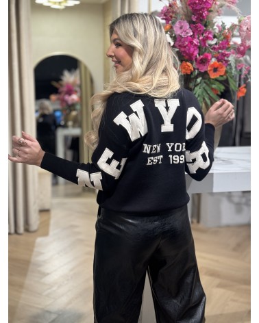 Trui New York Zwart