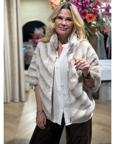 Jacket Nicole Crème/zand