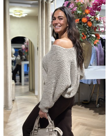 Trui Teddy Taupe