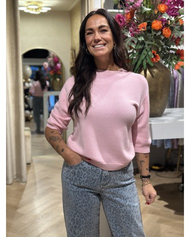 Trui Noek Roze