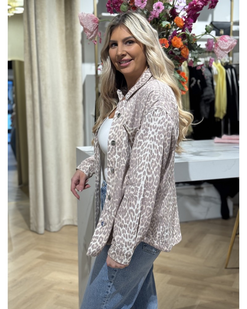 Leopard Blouse Pastel