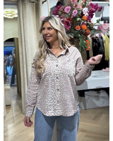 Leopard Blouse Pastel