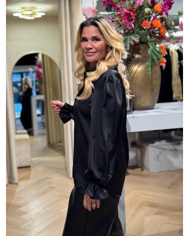Blouse Soof Zwart