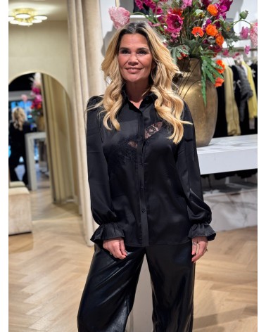 Blouse Soof Zwart