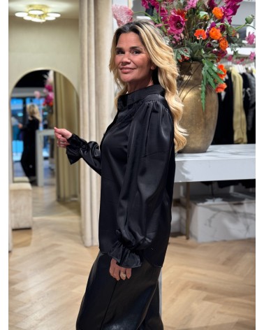 Blouse Soof Zwart