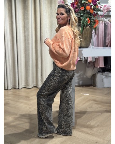 Broek Laulia Leopard  T6265-32