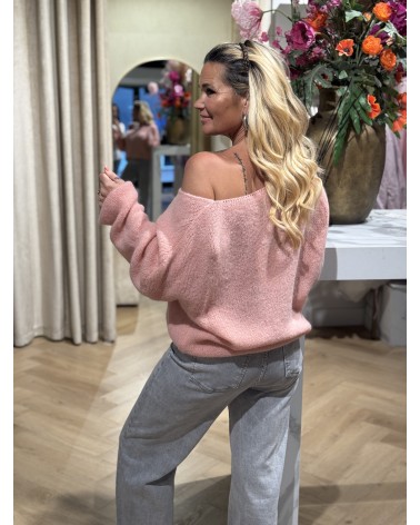 Trui Vic Oud Roze