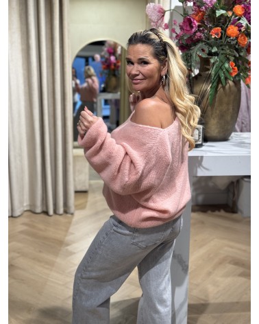 Trui Vic Oud Roze