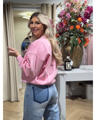 Sweater Paris Roze
