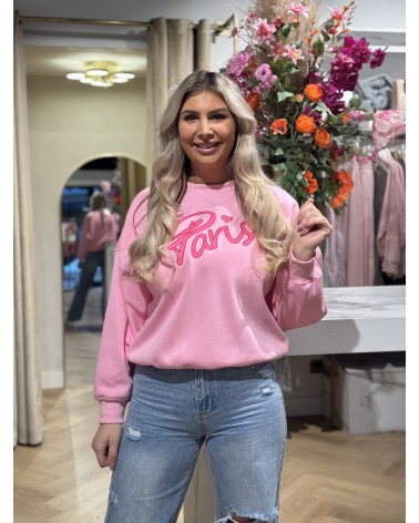 Sweater Paris Roze