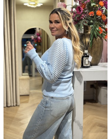 Trui Fleur Blauw