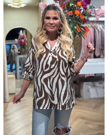 Blouse Zebra Bruin