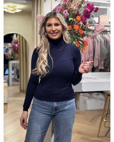 Col Senna Navy Blauw