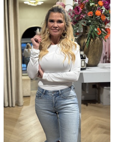 Body Mikki Wit Lange Mouwen