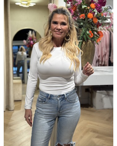 Body Mikki Wit Lange Mouwen