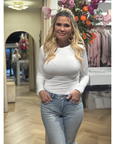 Body Mikki Wit Lange Mouwen