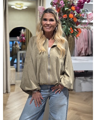 Suède Look Bomber Amy Klei