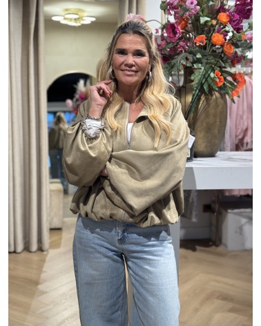 Suède Look Bomber Amy Klei