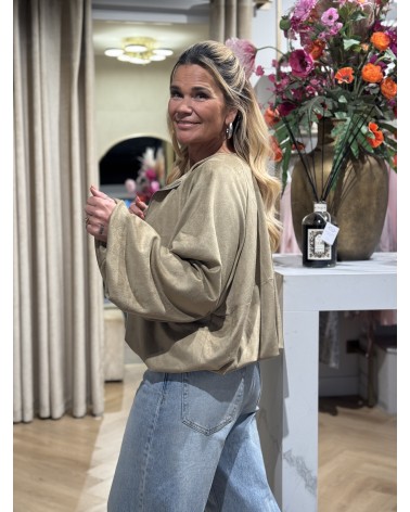 Suède Look Bomber Amy Klei