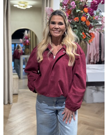 Suède Look Jack Naomi Burgundy