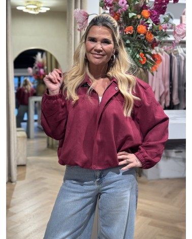 Suède Look Jack Naomi Burgundy