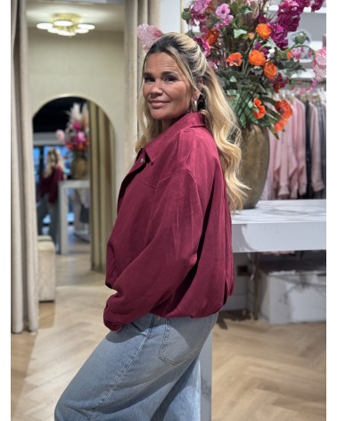 Suède Look Jack Naomi Burgundy