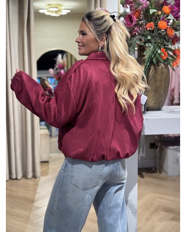 Suède Look Jack Naomi Burgundy