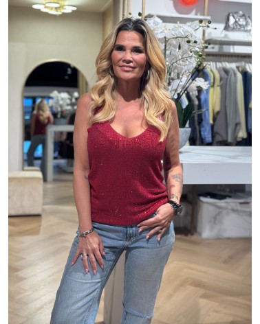 Sparkle Top Rood