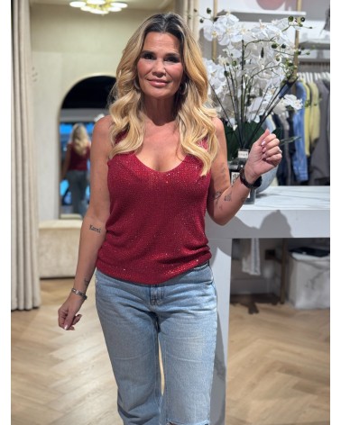 Sparkle Top Rood
