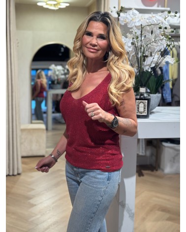 Sparkle Top Rood