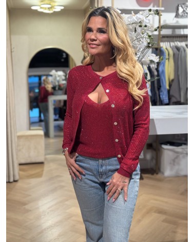 Sparkle Vestje Rood