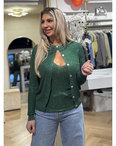 Sparkle Vestje Groen