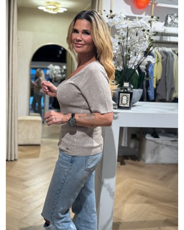 Sparkle Shirt Champagne