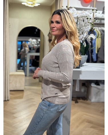 Sparkle Vestje Champagne