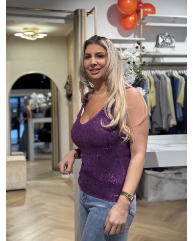 Sparkle Top Paars
