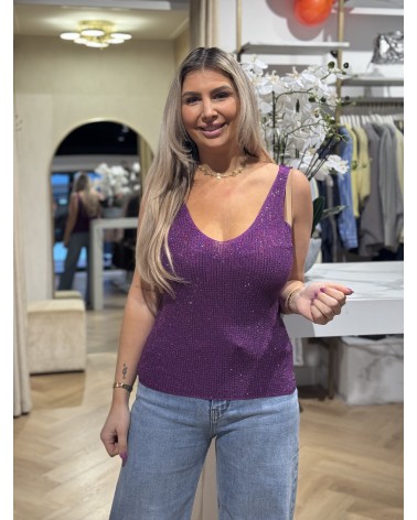 Sparkle Top Paars