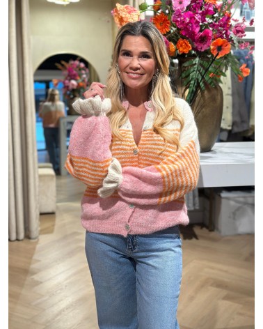 Vest Franky Beige Oranje