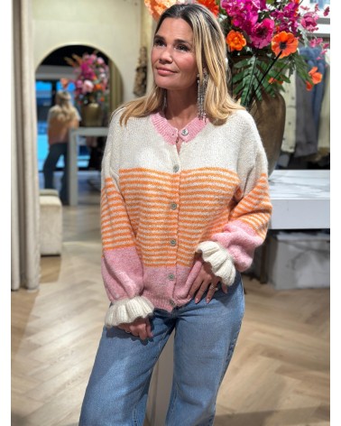 Vest Franky Beige Oranje