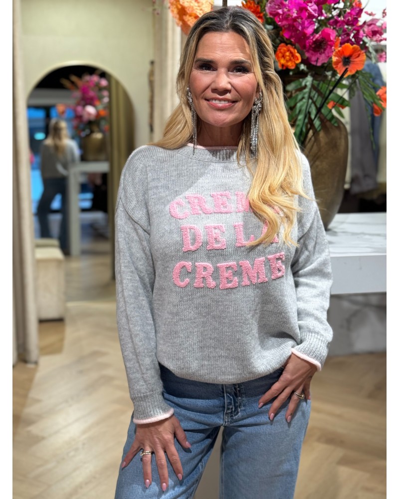 Trui Creme De La Creme Grijs