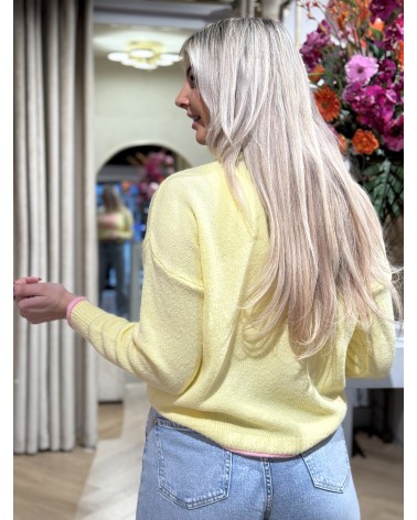 Trui Creme De La Creme Geel