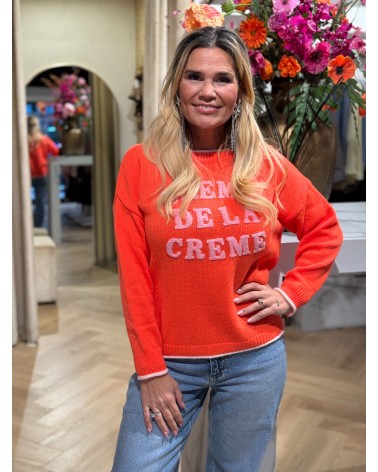Trui Creme De La Creme Oranje