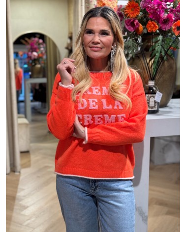 Trui Creme De La Creme Oranje