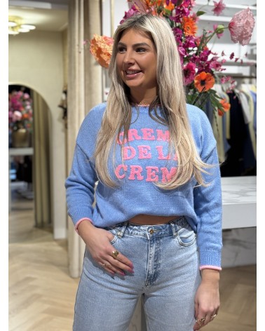 Trui Creme De La Creme Blauw