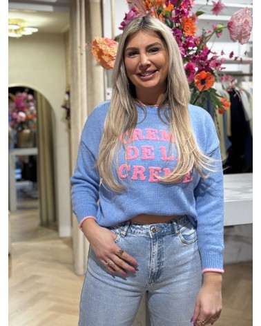 Trui Creme De La Creme Blauw